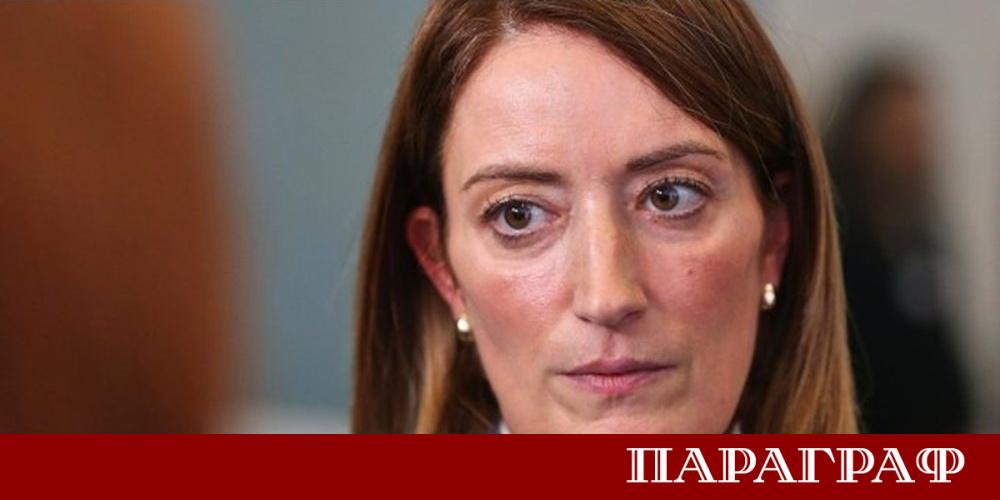 Председателят на Европейския парламент Роберта Мецола отправи специално приветствие към