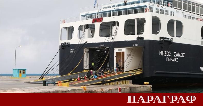 Силна буря парализира фериботния транспорт в Гърция Всички фериботни услуги