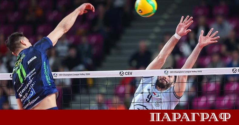 Българският волейболен талант Алекс Николов изигра блестящ мач за своя