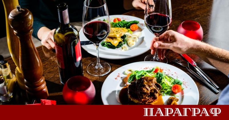 Цената на вечеря за двама в европейски ресторант варира от