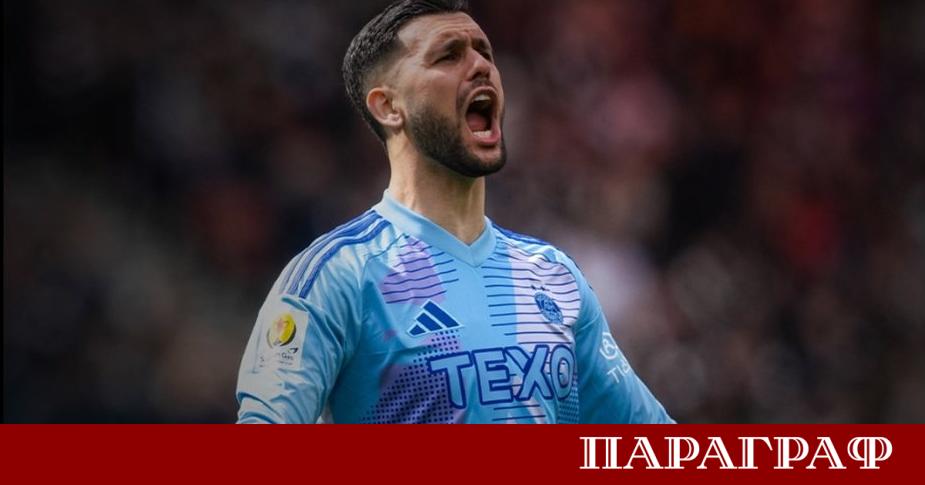 Абърдийн с националния вратар Димитър Митов постигна разгромна победа Отборът