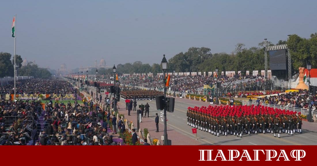 Индия отпразнува 77 ия Ден на републиката с внушителен парад