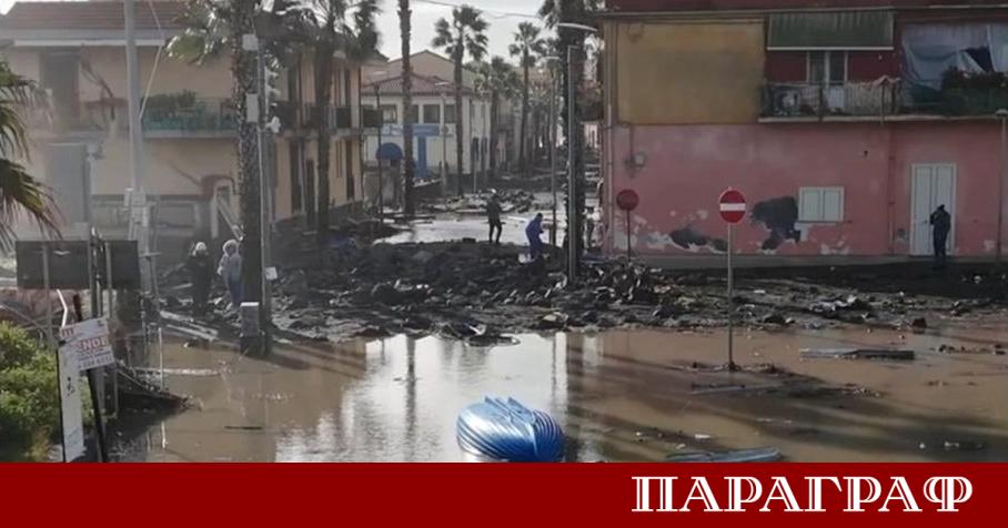 Италианското правителство въведе извънредно положение Причина са опустошенията причинени от