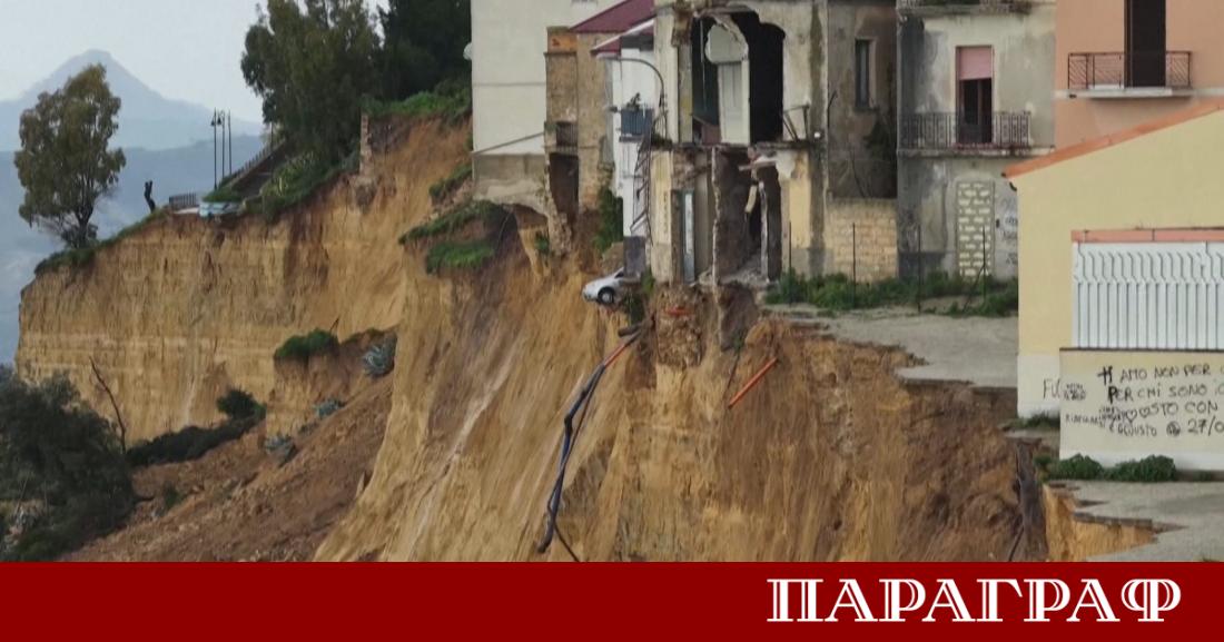 Мащабно свлачище в Сицилия принуди над 1500 души да напуснат