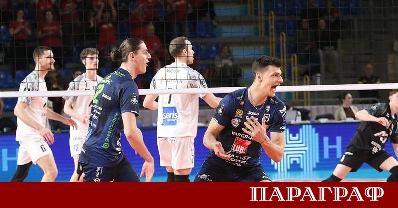 Българската волейболна звезда Александър Николов изнесе поредния си силен мач