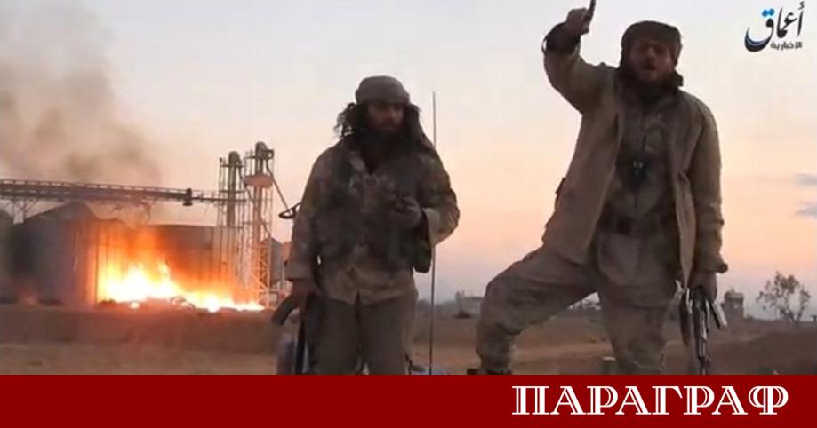 Бойци от терористичната групировка Ислямска държава в Западна Африка ISWAP