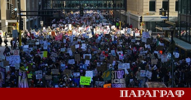 Хиляди демонстранти изпълниха днес улиците на Минеаполис в мащабна акция