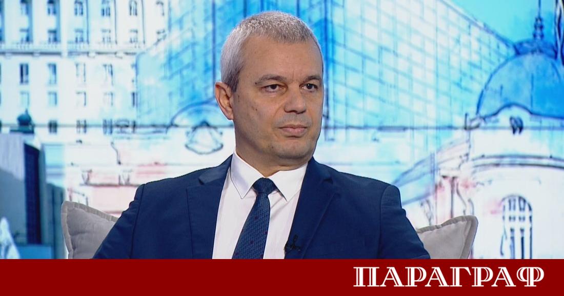 Лидерът на Възраждане Костадин Костадинов защити предложените от партията промени