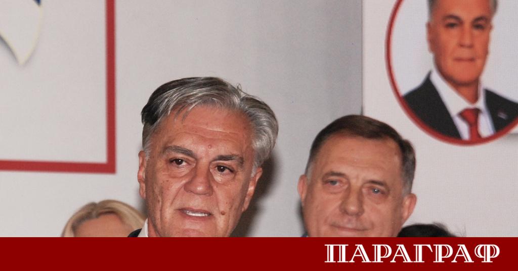 Лидерът на Съюза на независимите социалдемократи СНСД Милорад Додик обяви