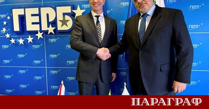 Лидерът на ГЕРБ Бойко Борисов проведе ключова среща с посланика