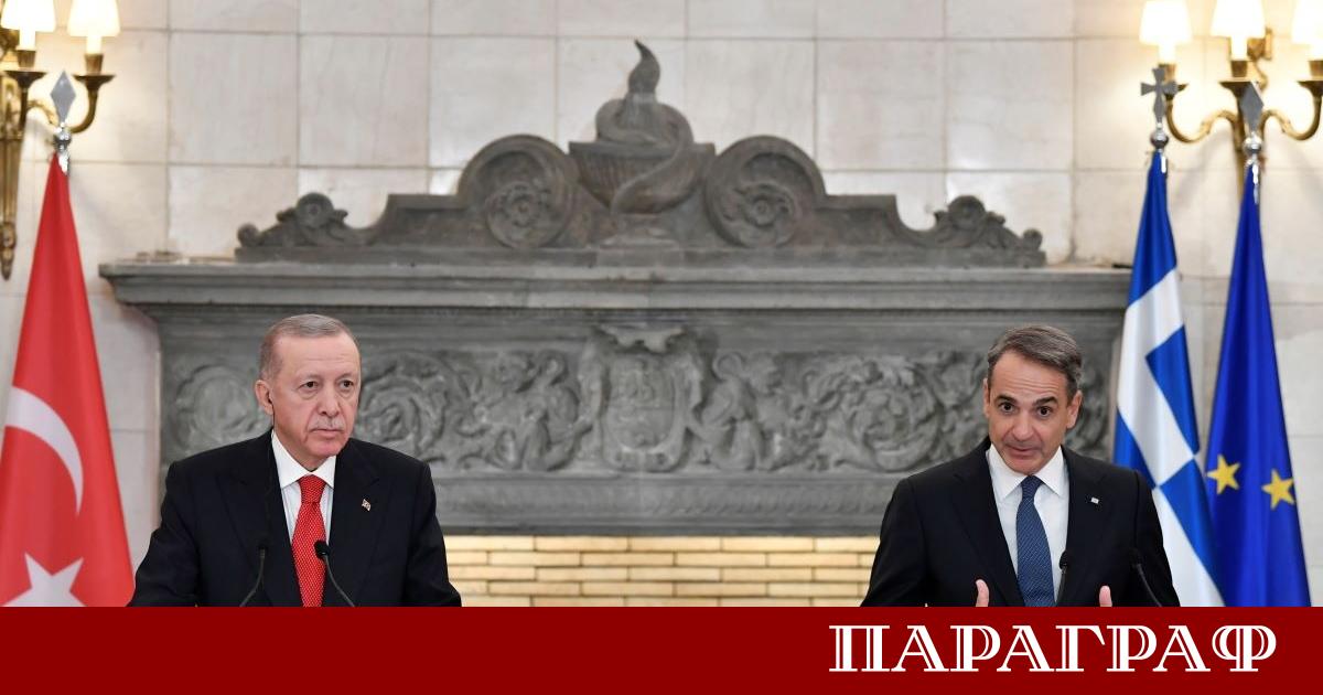 Турският президент Реджеп Тайип Ердоган прие гръцкия министър председател Кириакос