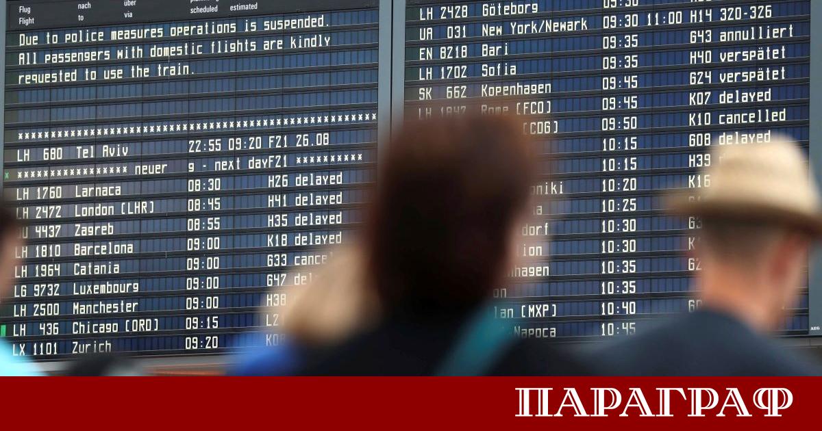 Мащабна стачка на пилоти и стюардеси парализира дейността на германския