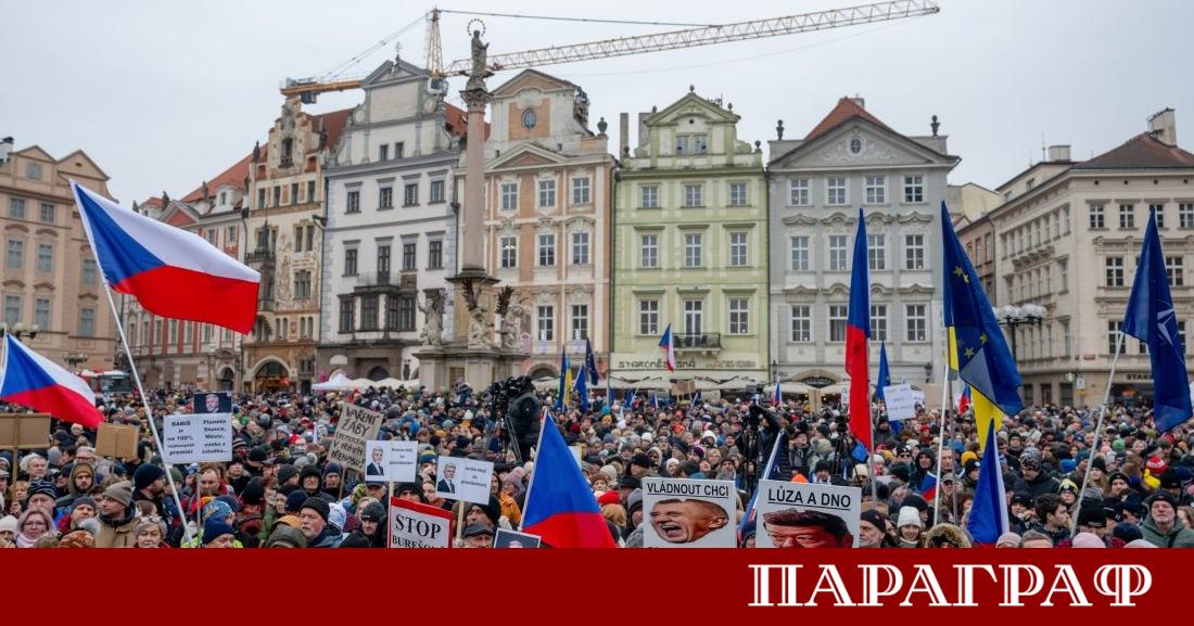 Чехия е обхваната от мащабна вълна от гражданско недоволство в