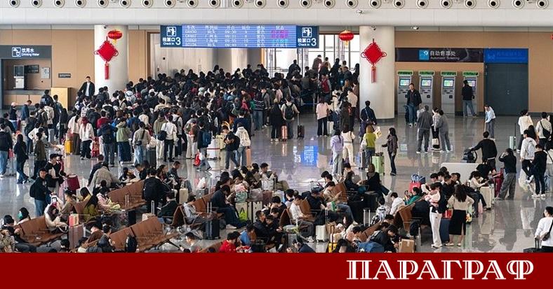 Китай отчита мащабно движение на хора в началото на традиционния