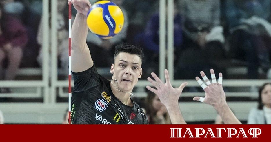 Волейболният ас на България Алекс Николов продължава да пише история