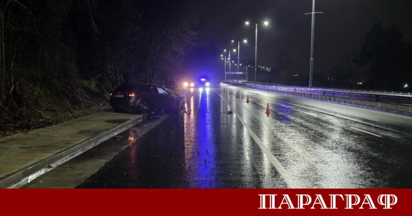 Тежка катастрофа на главен път Е 79 край Благоевград затруднява