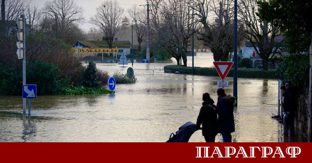 Франция преминава през безпрецедентна метеорологична криза Страната отчете рекордна серия