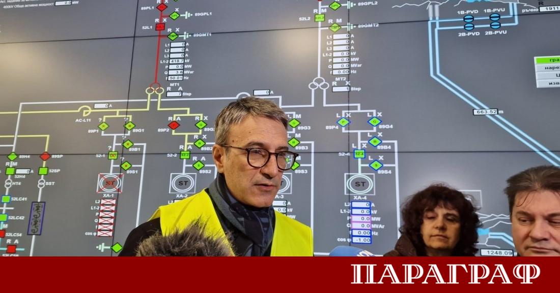 Служебният министър на енергетиката Трайчо Трайков инспектира напредъка на ремонтните