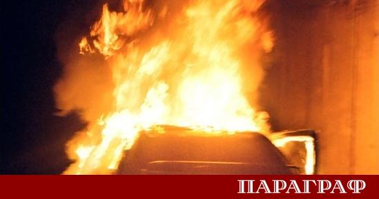 Инцидент с горящ автомобил предизвика сериозни затруднения в трафика по