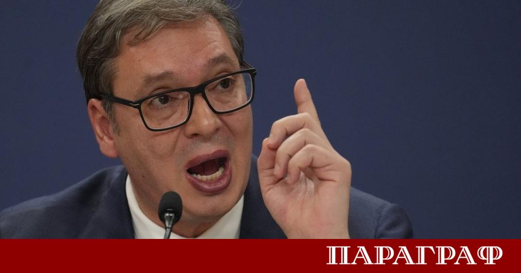 Сръбският президент Александър Вучич категорично отхвърли възможността за признаване на