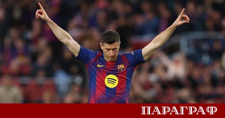 Полската голова машина Роберт Левандовски се приближи значително до постижението