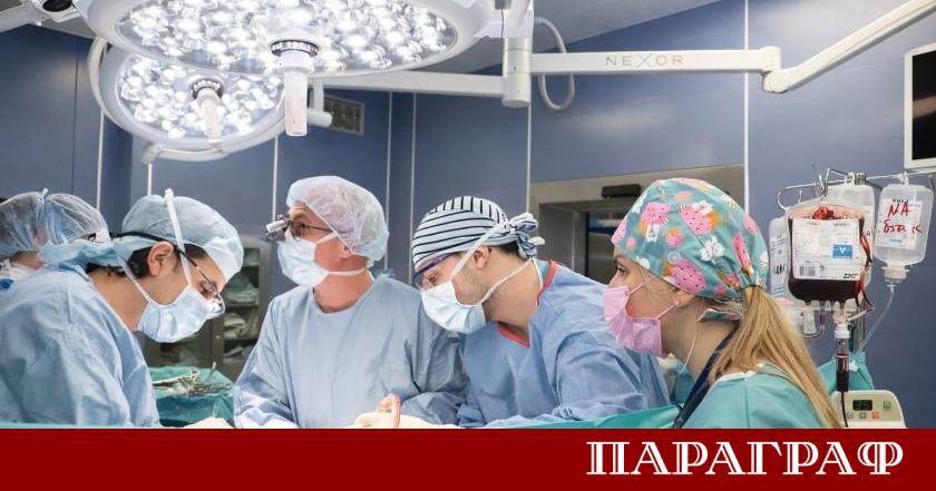 Специалистите от Военномедицинска академия ВМА извършиха поредна успешна чернодробна трансплантация