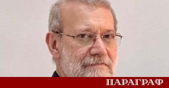 Високопоставеният ирански лидер по сигурността Али Лариджани се появи на