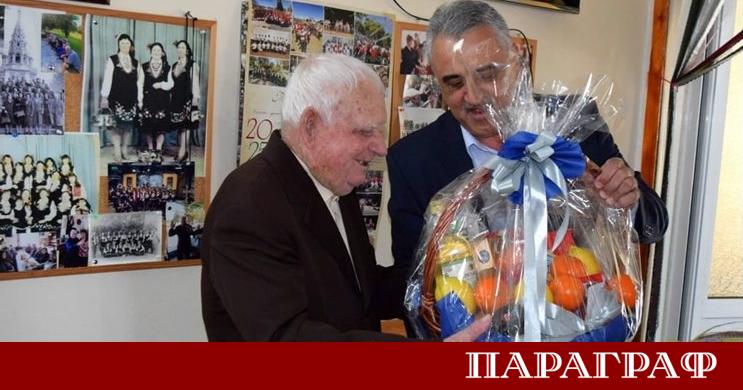 Кольо Петров от село Манолско Конаре отпразнува своя 100 тен рожден