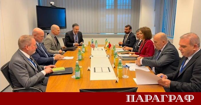 Министър Надежда Нейнски проведе ключова среща с постоянния представител на