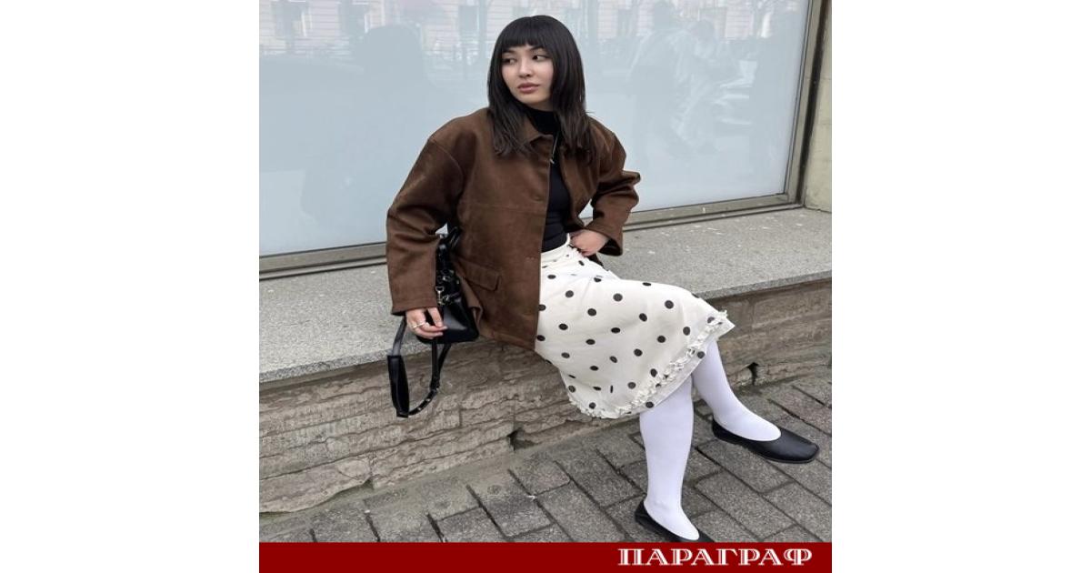 Принтът с точки в черно и бяло тръгна от световните