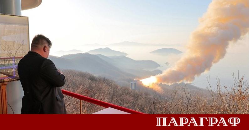Севернокорейският лидер Ким Чен ун лично наблюдава изпитанието на модернизиран двигател