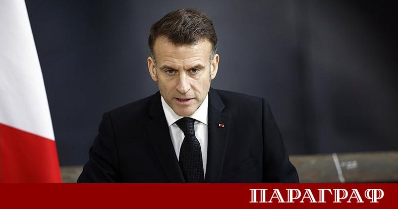 Президентът на Франция Еманюел Макрон изрази остро възмущение от действията