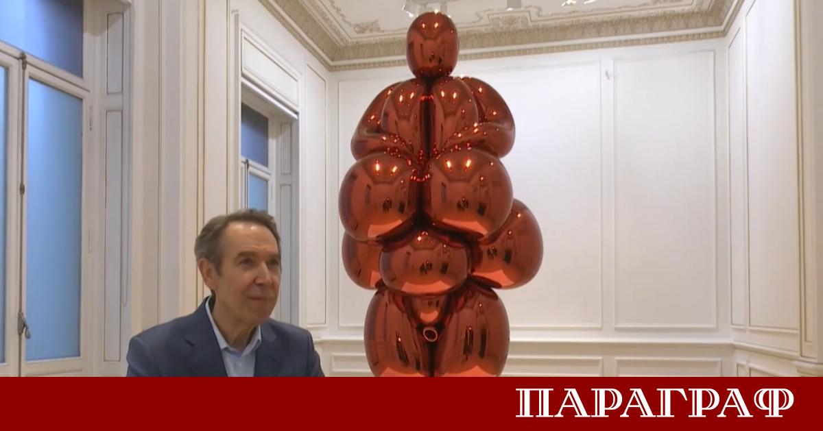 Световноизвестният съвременен артист Джеф Кунс посети Атина за откриването на