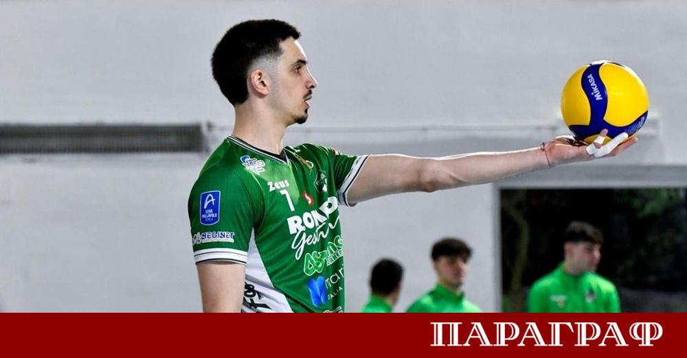 Българският волейболист Преслав Петков приключи по впечатляващ начин редовния сезон