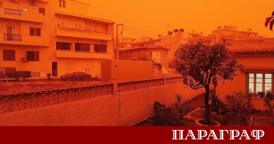Остров Крит днес е напълно неузнаваем заради мощна пустинна буря
