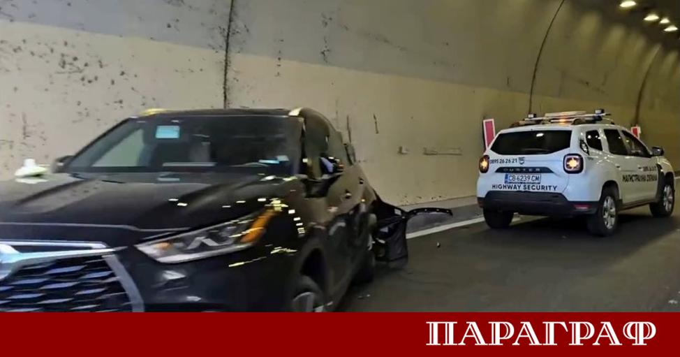 Днес на автомагистрала Струма възникна пътен инцидент който предизвика сериозен