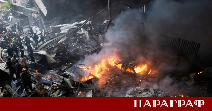 Израелската армия проведе най мащабната си въздушна операция срещу Ливан от
