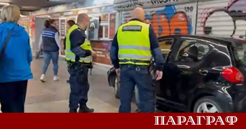 Необичаен и опасен инцидент изплаши пешеходците в центъра на София