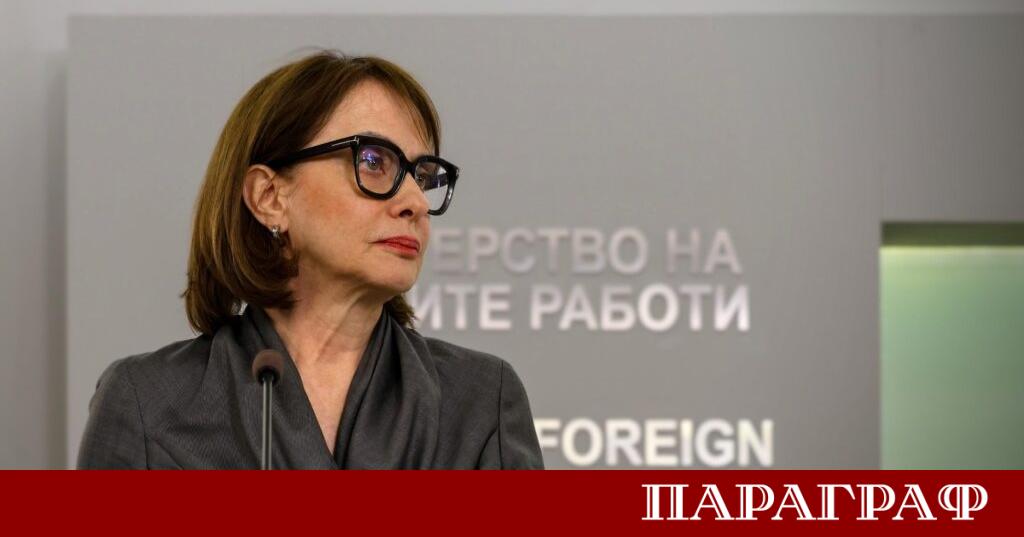 Министърът на външните работи Надежда Нейнски представи подробен отчет за