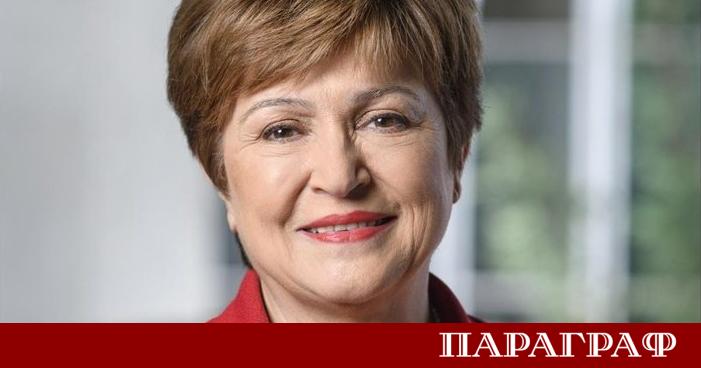 Управляващият директор на Международния валутен фонд МВФ Кристалина Георгиева даде