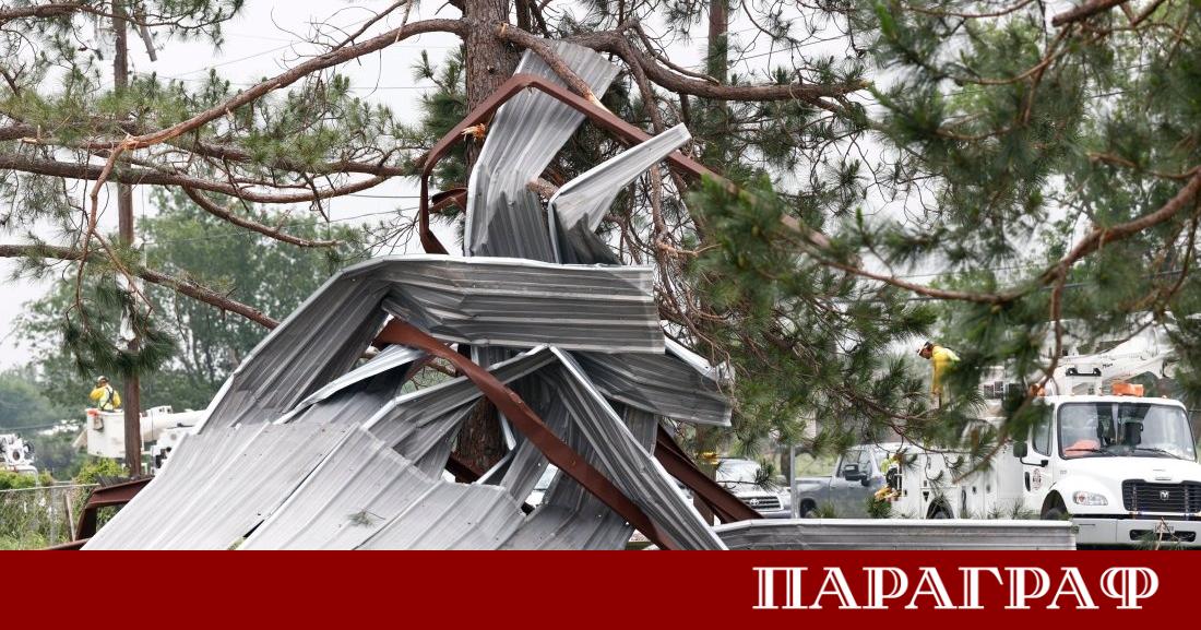Мощни гръмотевични бури и торнадо връхлетяха американския щат Тексас Природната