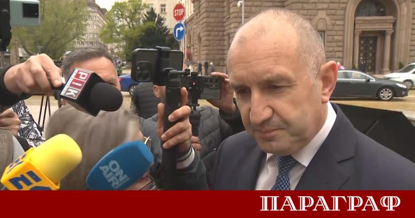 Лидерът на Прогресивна България Румен Радев обяви готовност да поеме
