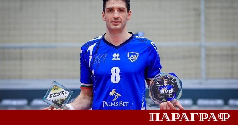Водещата фигура в състава на волейболния шампион Левски Тодор Скримов