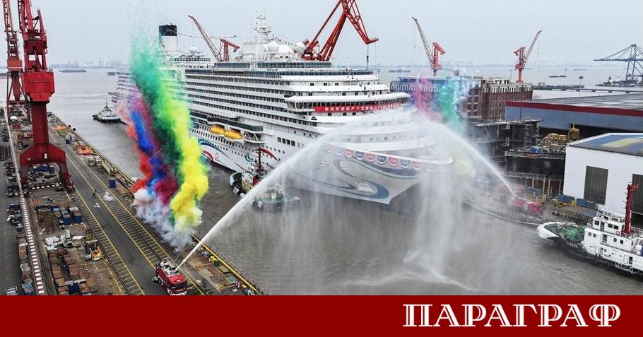 Китай официално представи втория си голям круизен кораб местно производство