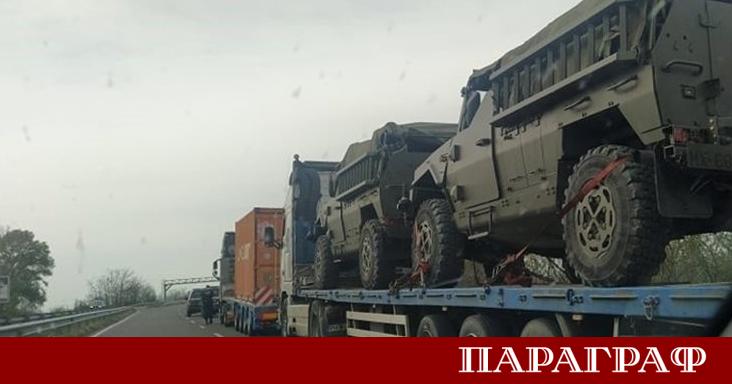 Министерството на отбраната съобщи за предстоящо движение на чуждестранни военни