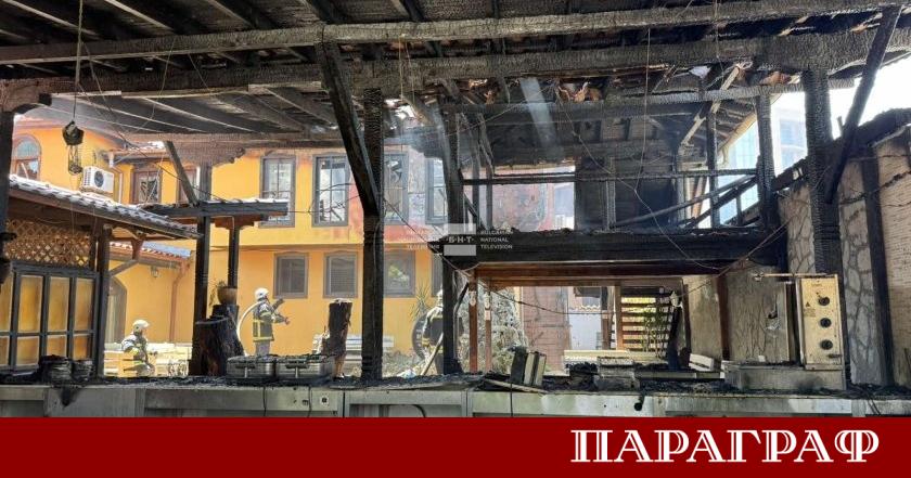 Пожарът в ресторанта на хотел в Слънчев бряг започна от