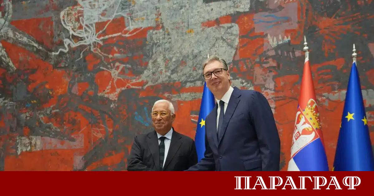Президентът на Сърбия Александър Вучич прие председателя на Европейския съвет