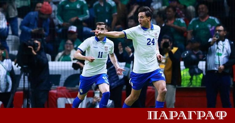 Звездата на Лудогорец Петър Станич отбеляза почетното попадение за Сърбия
