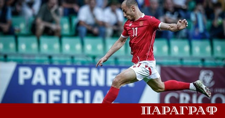 Националният отбор на България завърши наравно 2 2 срещу тима