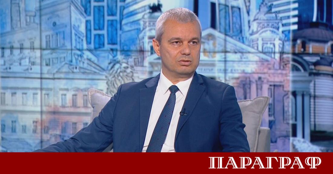 Лидерът на Възраждане Костадин Костадинов отправи сериозни обвинения към водещите